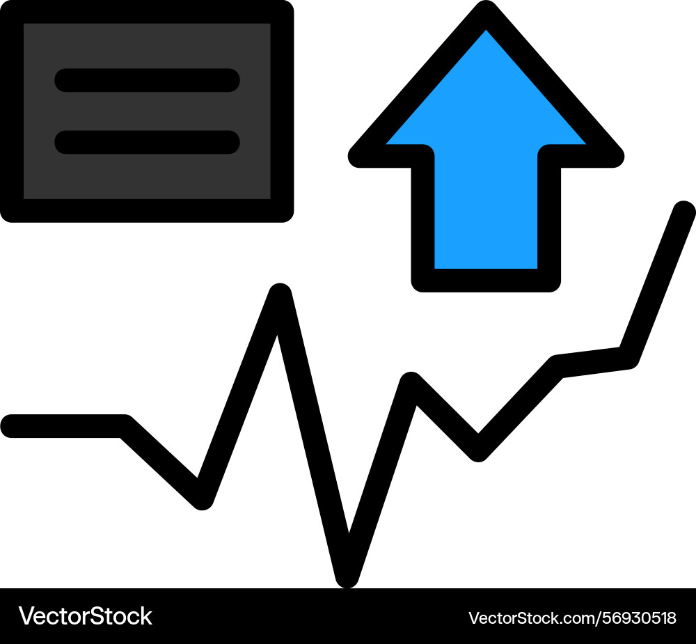 Spark shift line filled style icon design Vector Image
