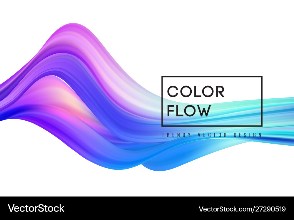 Abstract colorful background color flow Abstract colorful background color flow Vector Image
