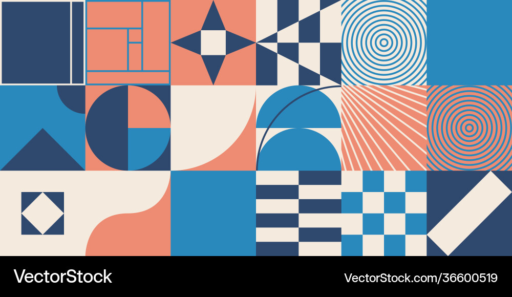 Abstract pattern design elements Abstract pattern design elements vector image