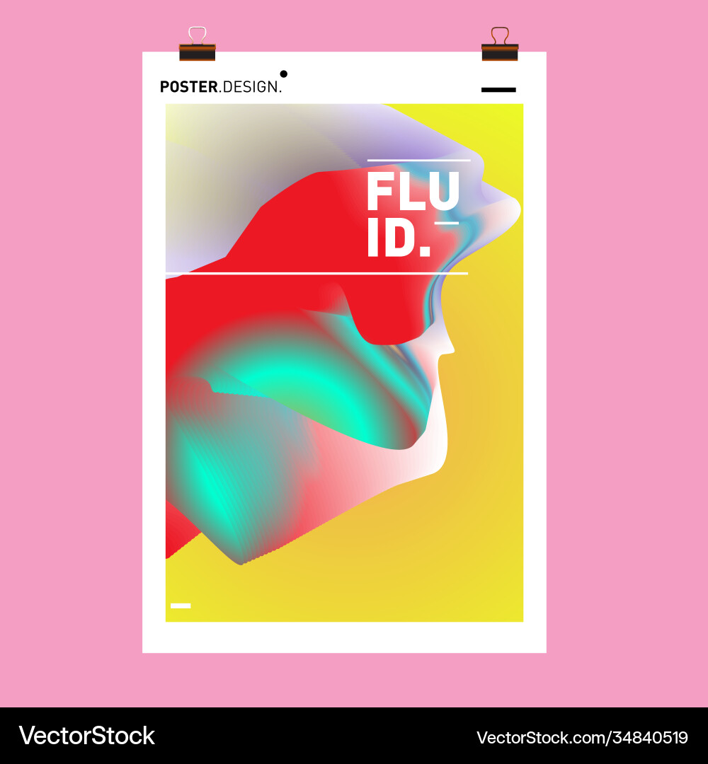 Colorful abstract fluid gradient pattern Colorful abstract fluid gradient pattern vector image
