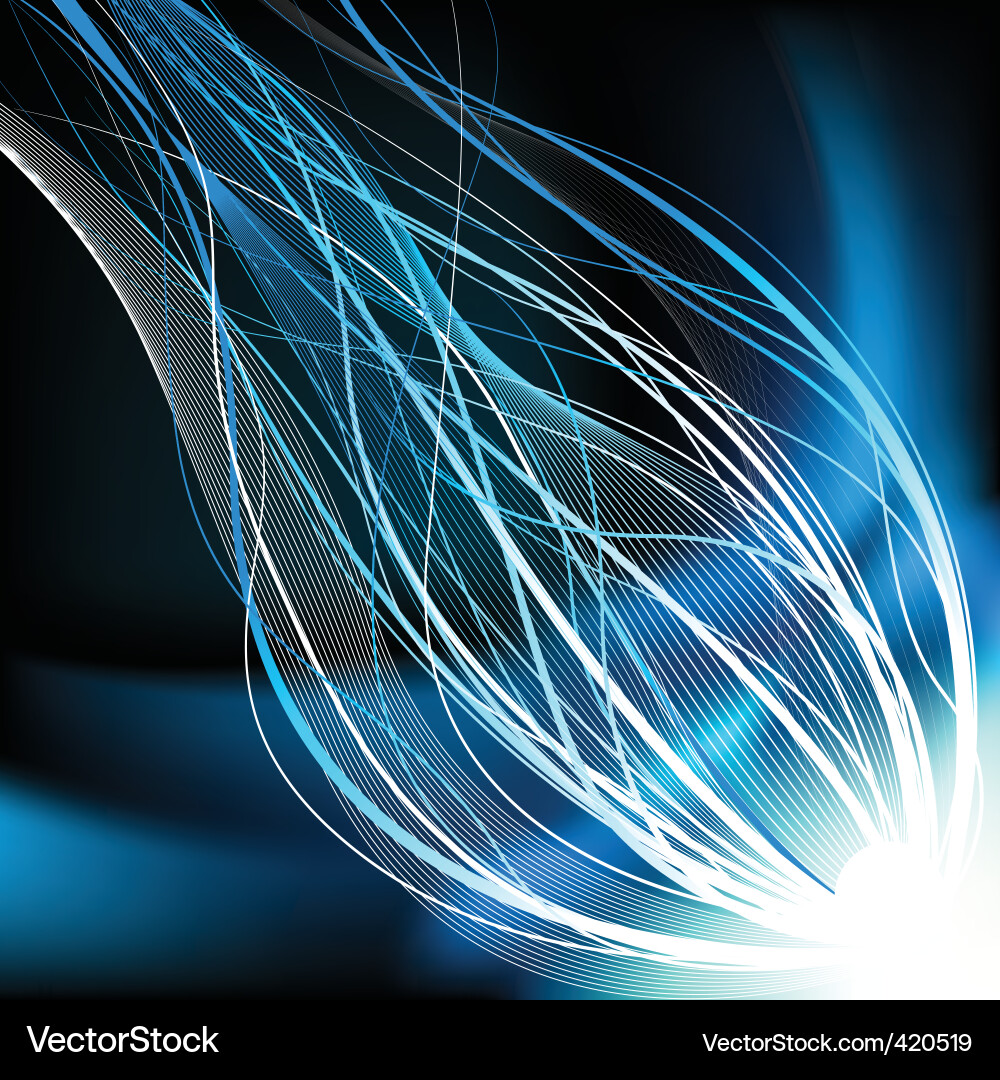 Dynamic Line Flow vector image
