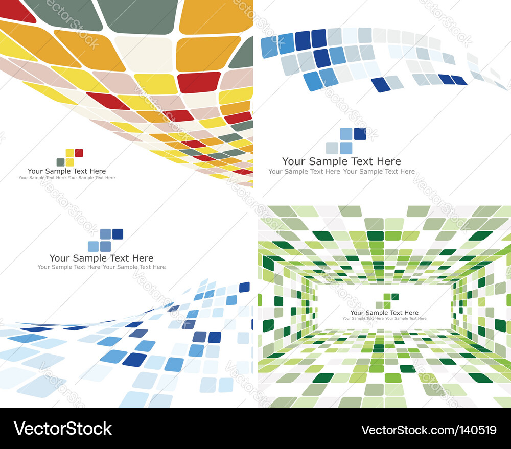 Geometric Checkerboard Pattern vector image