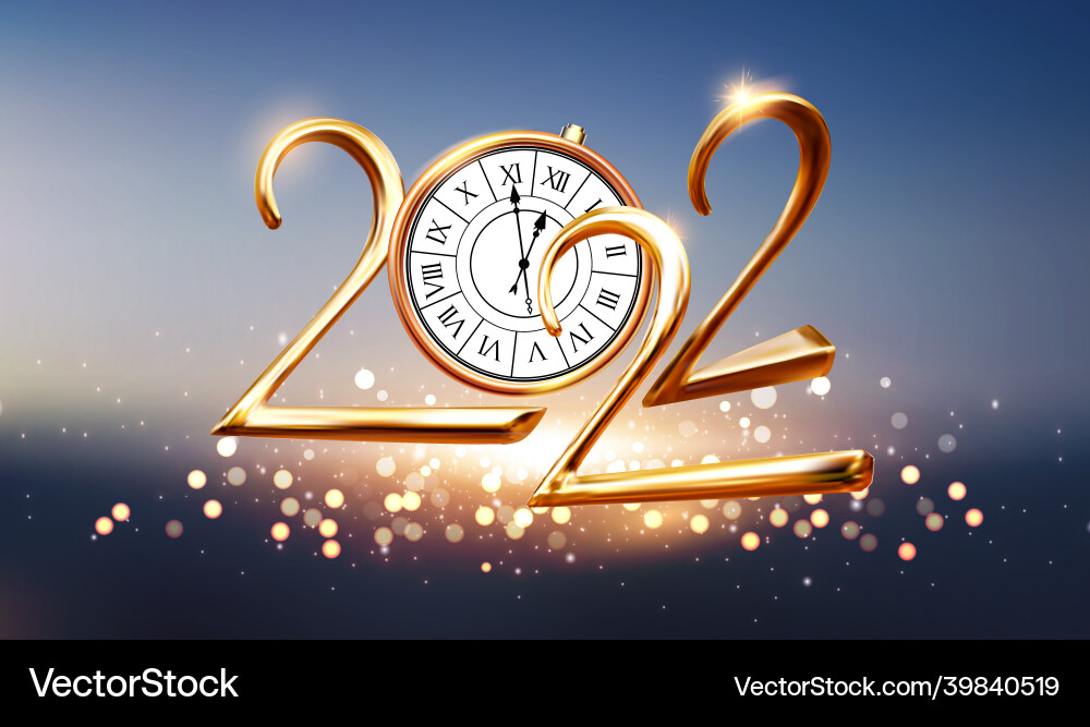 Glück 2022 neue Jahr elegante Weihnachten Glück 2022 neue Jahr elegante Weihnachten vektorbild