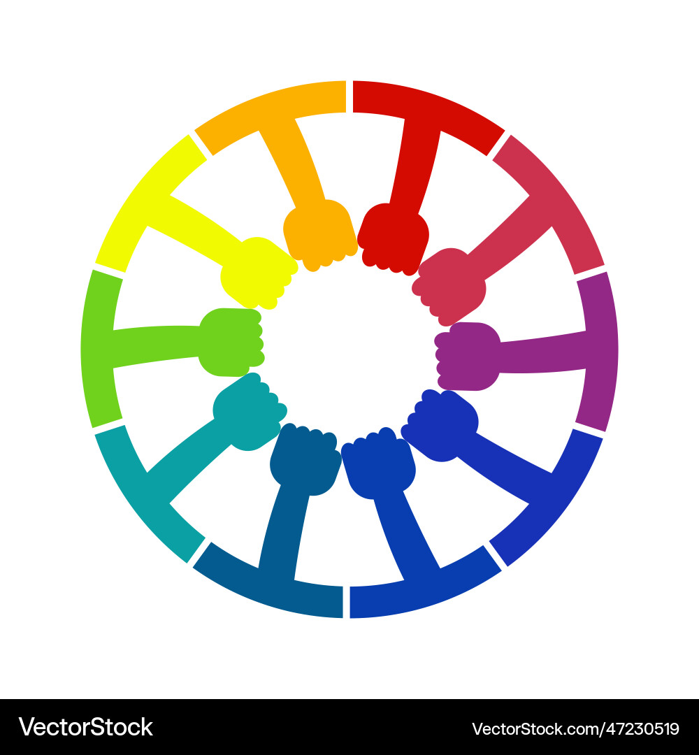 Hands connecting conceptgroup of holding handle Hands connecting conceptgroup of holding handle Vector Image