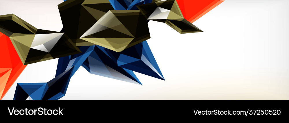 3d triangles and pyramids abstract 3d triangles and pyramids abstract vector image
