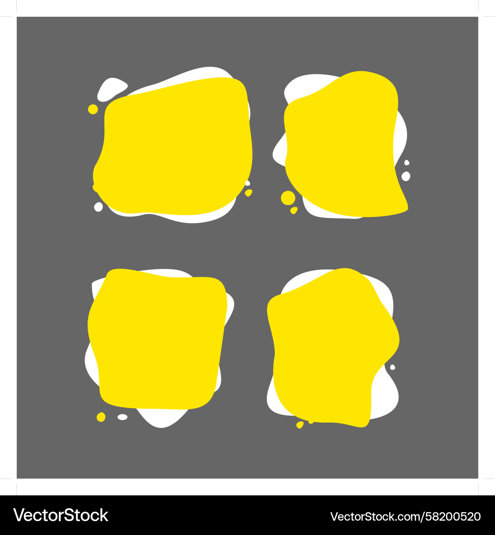 Blob text box round shape stock Blob text box round shape stock Vector Image