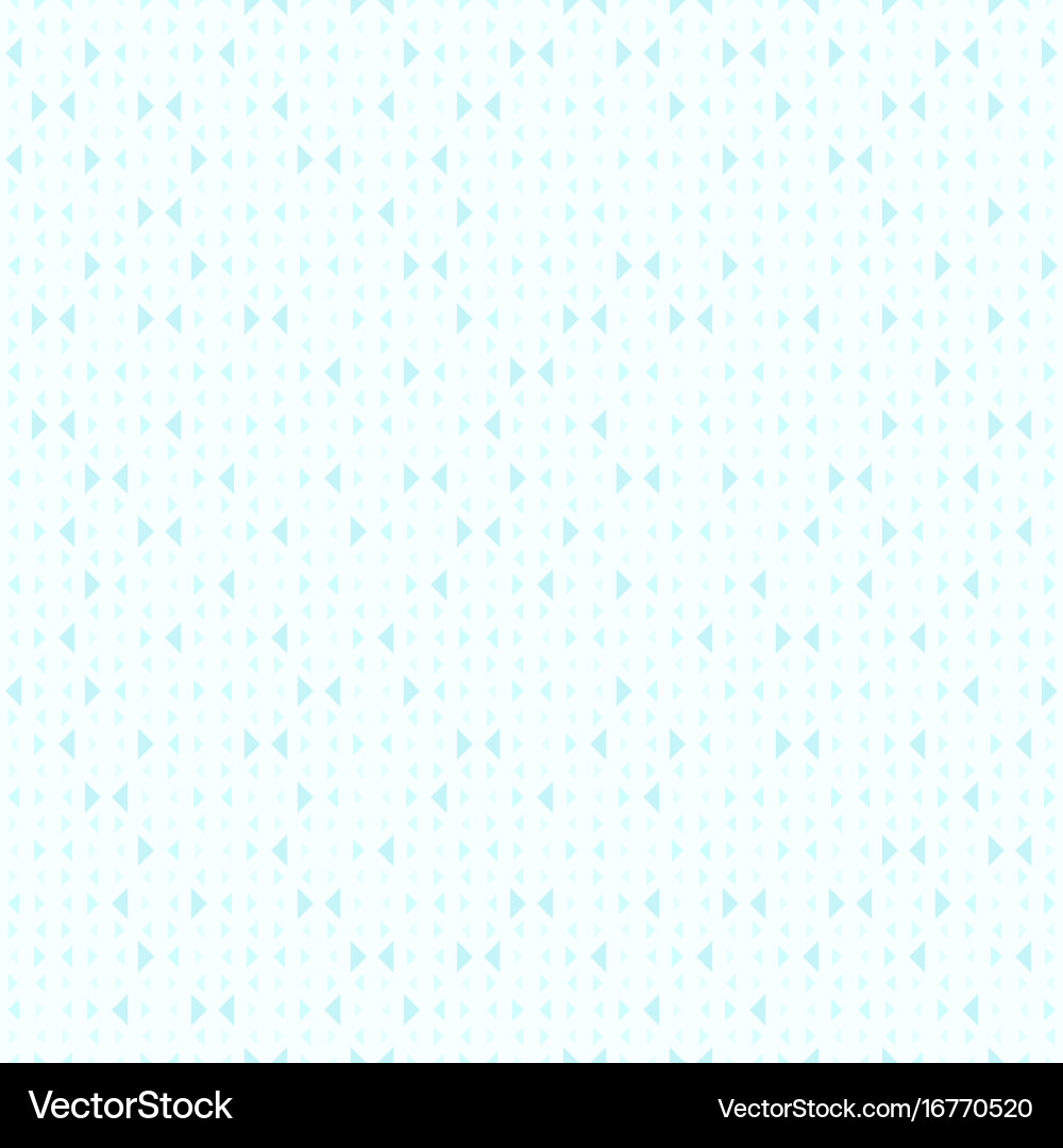 Cyan triangle pattern seamless Vector Image