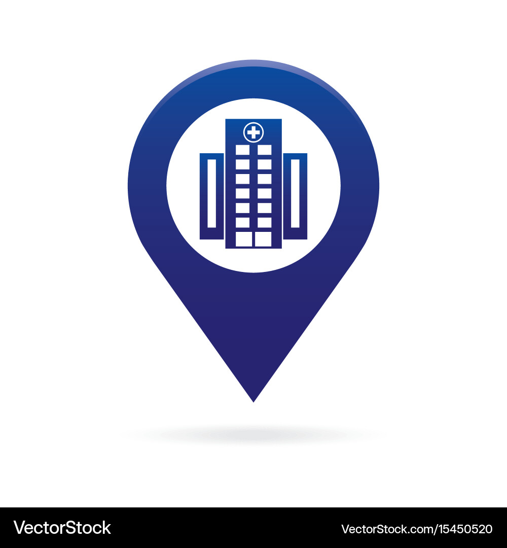 GPS Location Pointer Icon vector image
