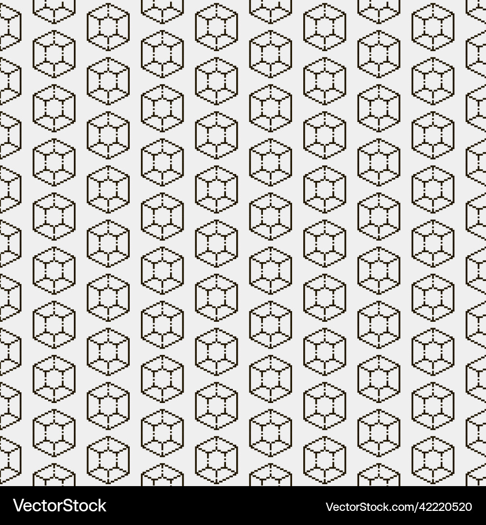 Pattern of abstract hexagonal diamond gemstone Pattern of abstract hexagonal diamond gemstone vector image