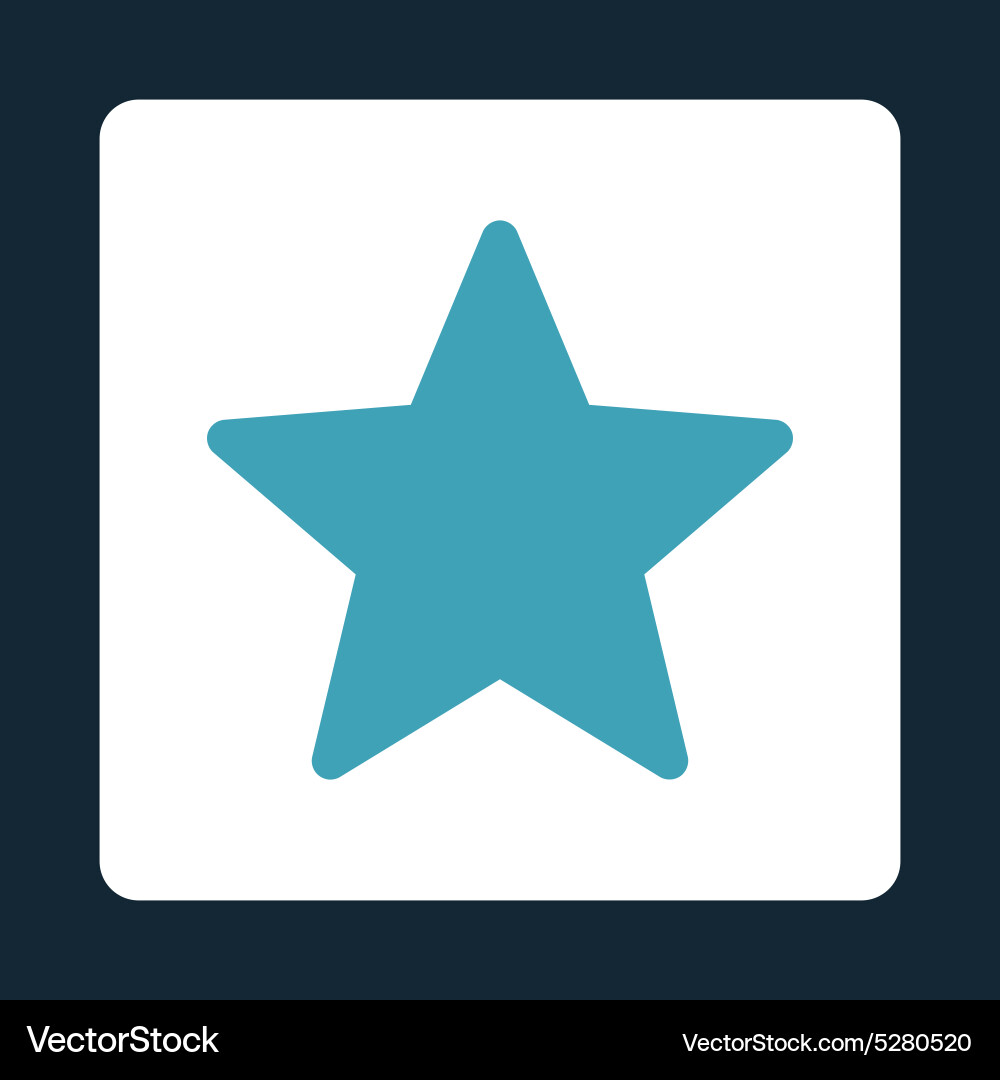 Star icon from award buttons overcolor set Vector Image