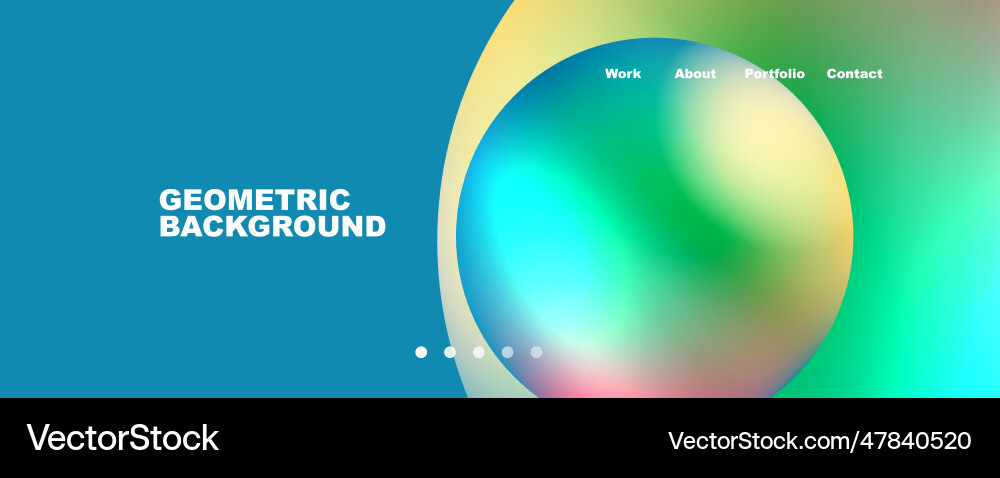 Trendy simple circle gradient abstract background Vector Image