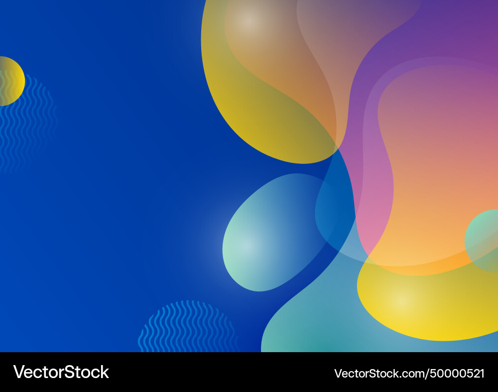 Abstract colorful geometric gradient background Vector Image