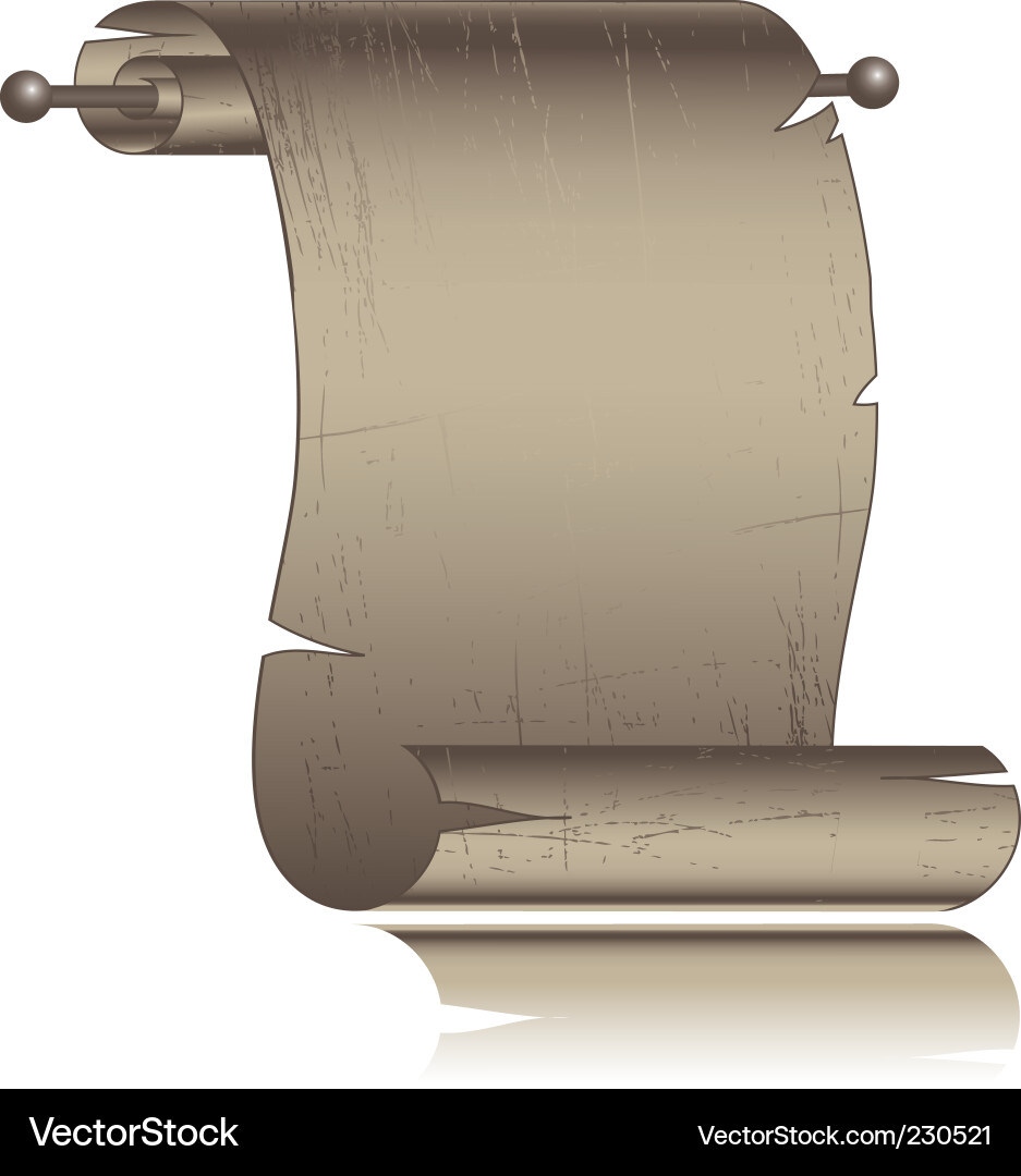 Ancient Scroll vector image