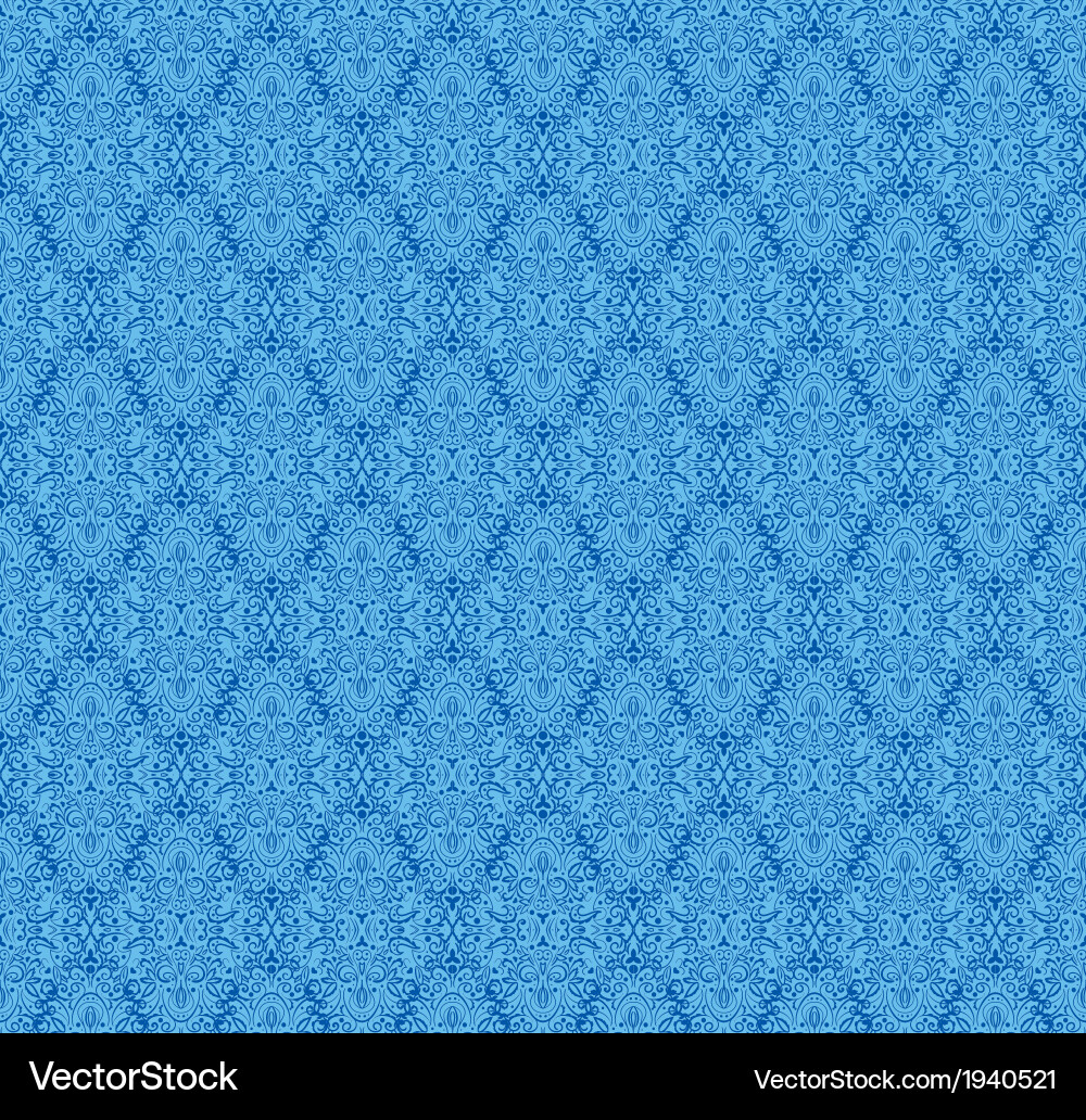 Damask seamless pattern for design vector image