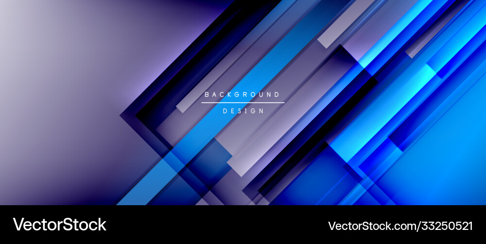 Dynamic lines on fluid color gradient trendy vector image