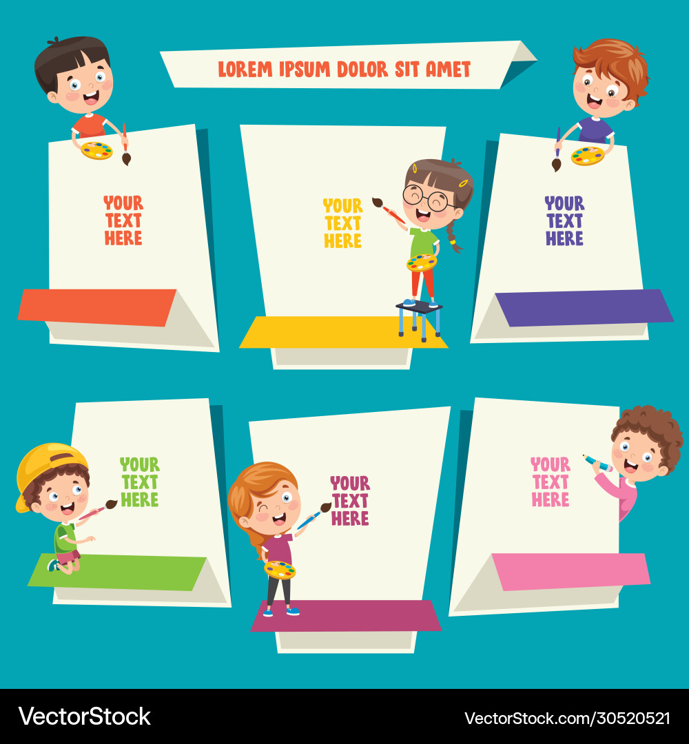 Frame with copy space Vector Image