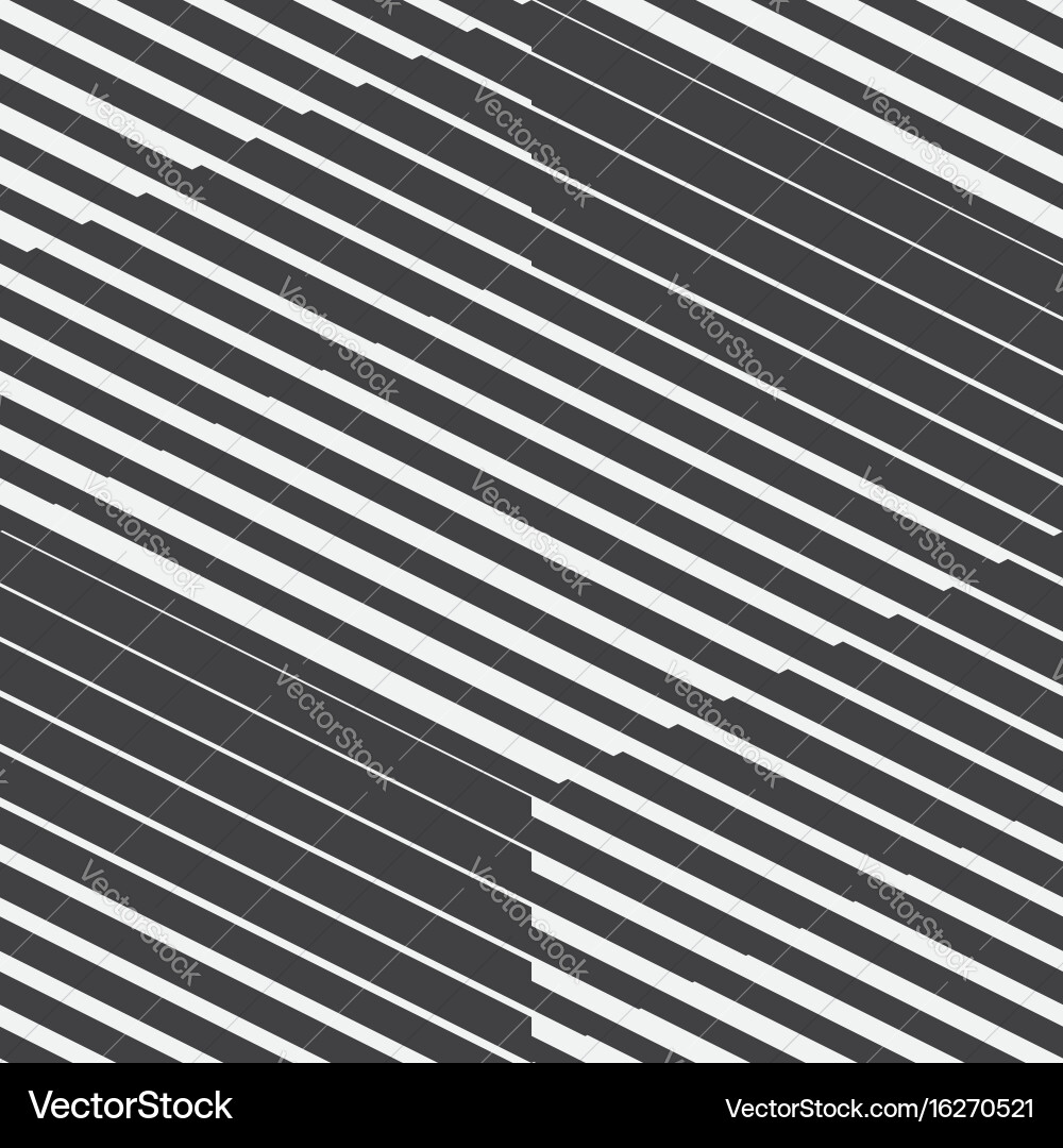 Retro Geometric Stripe Pattern Vector Image