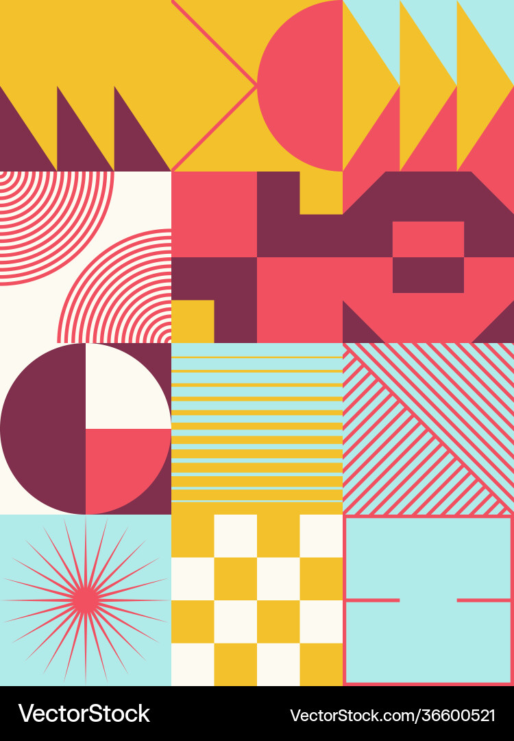 Scandinavian artwork pattern design Scandinavian artwork pattern design vector image