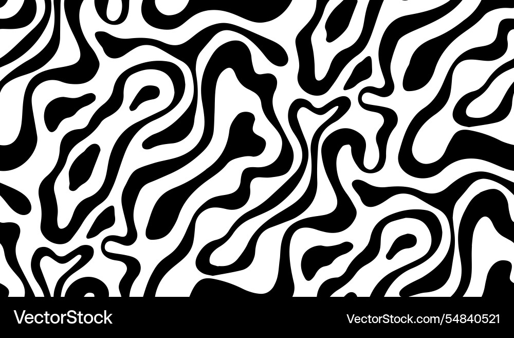 Seamless op art pattern with black and white Vector Image