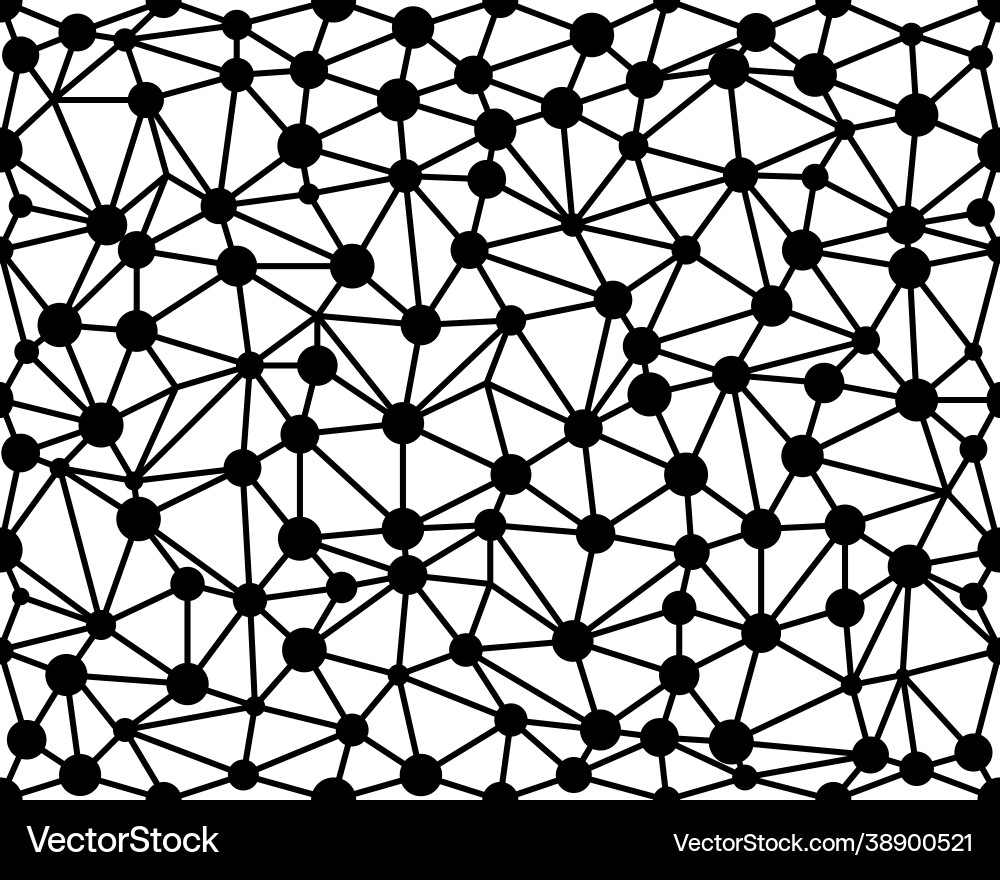Triangular Grid Pattern Vector Image