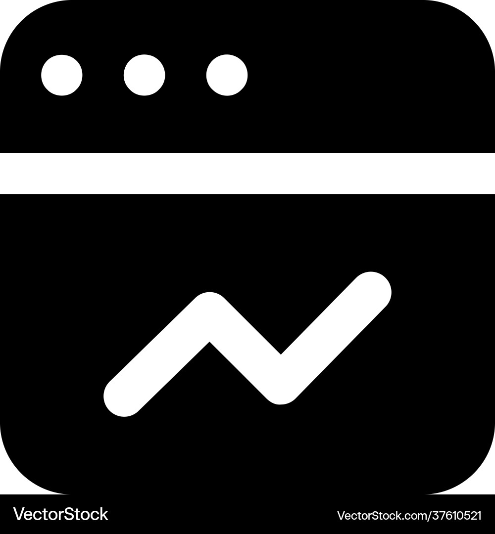 Web statistics Vector Image