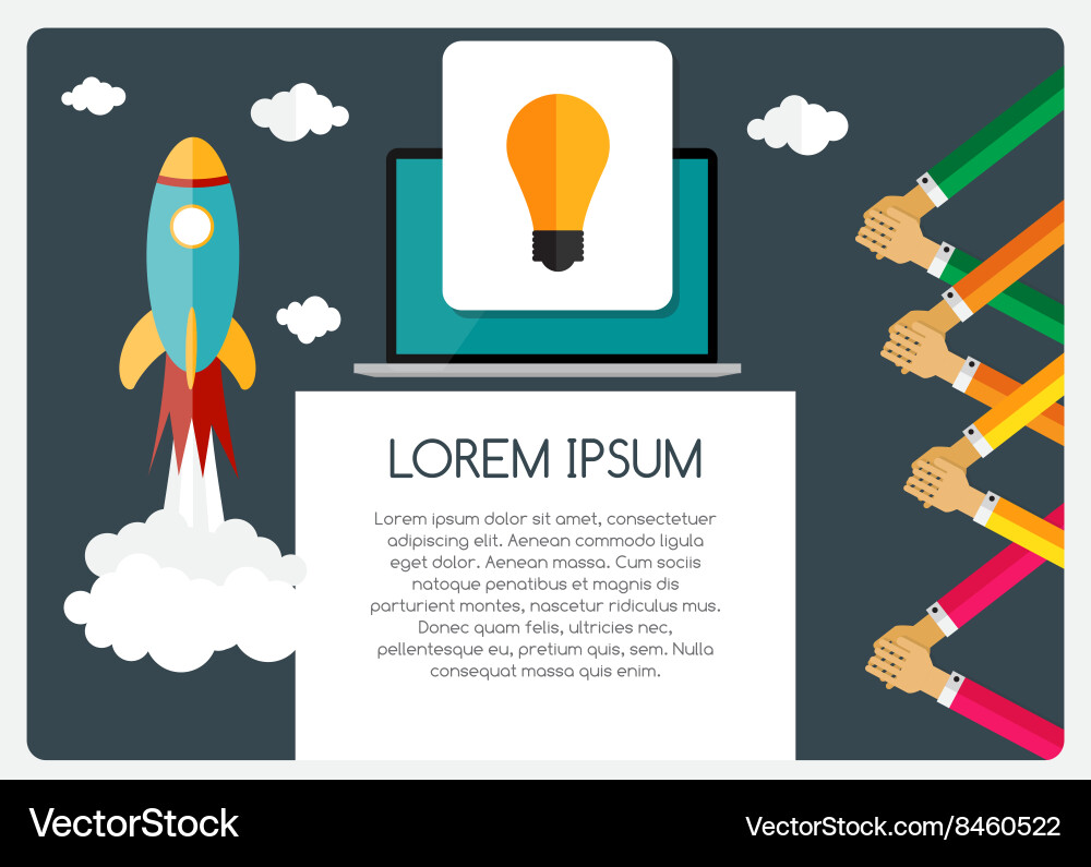 Abstract background on business theme with empty vector image