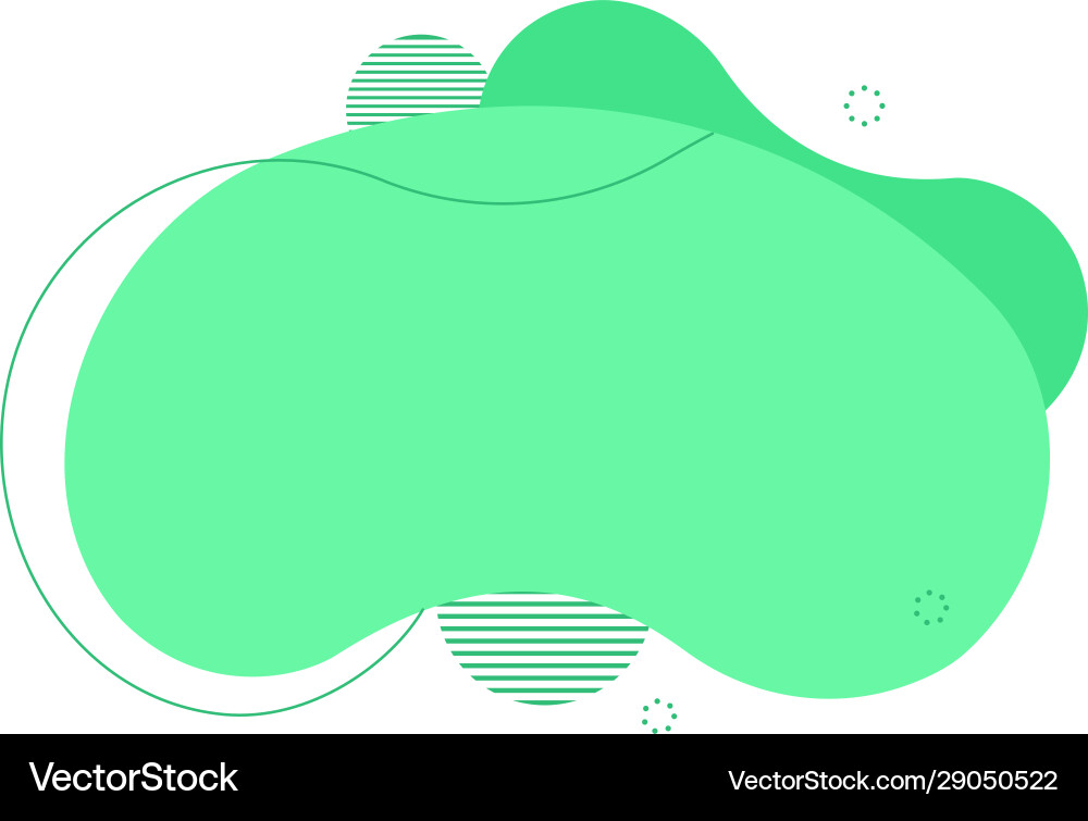 Abstract fluid design element vector image