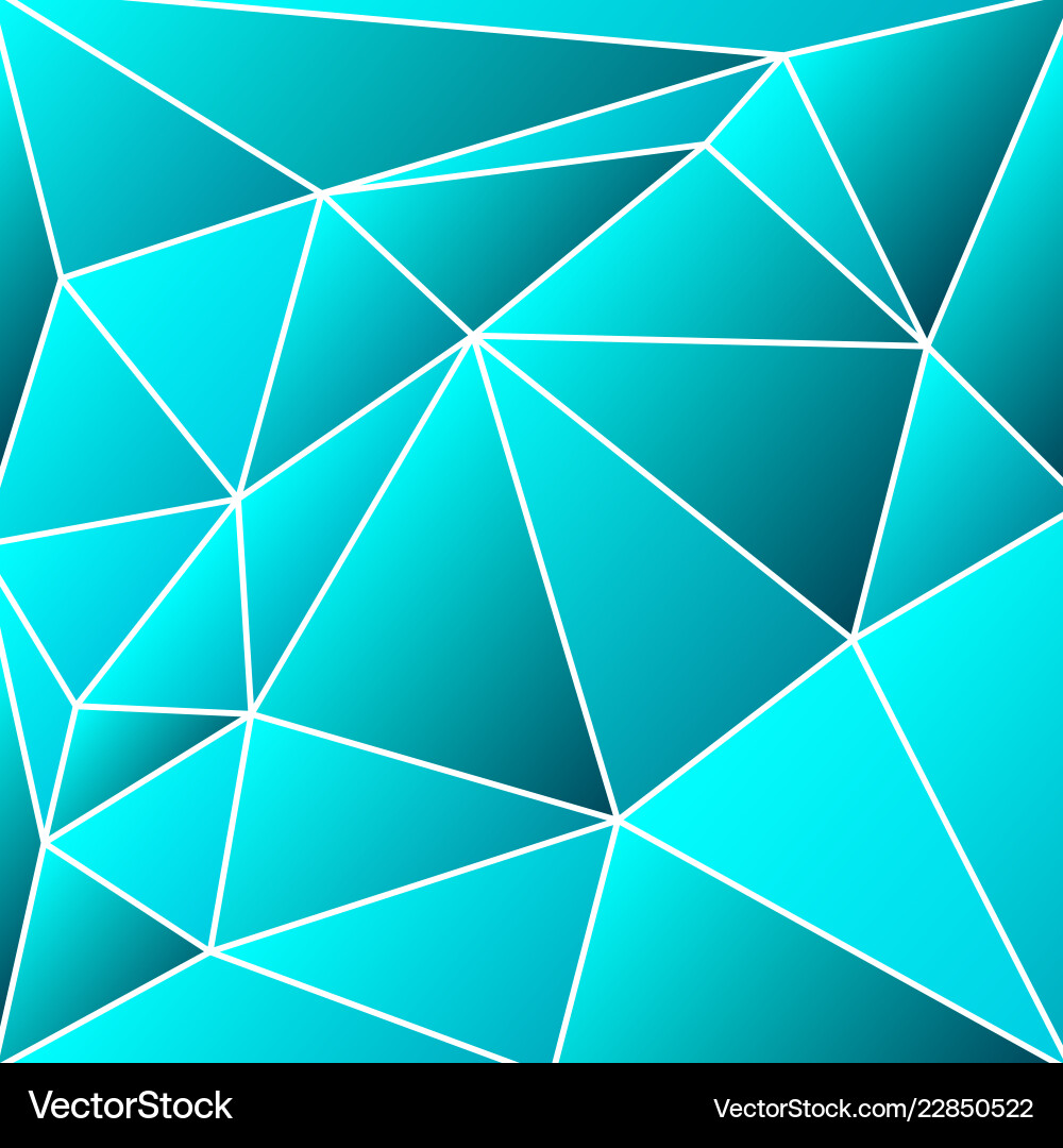 Abstract vitrage - triangular shades of azure grid Abstract vitrage - triangular shades of azure grid vector image