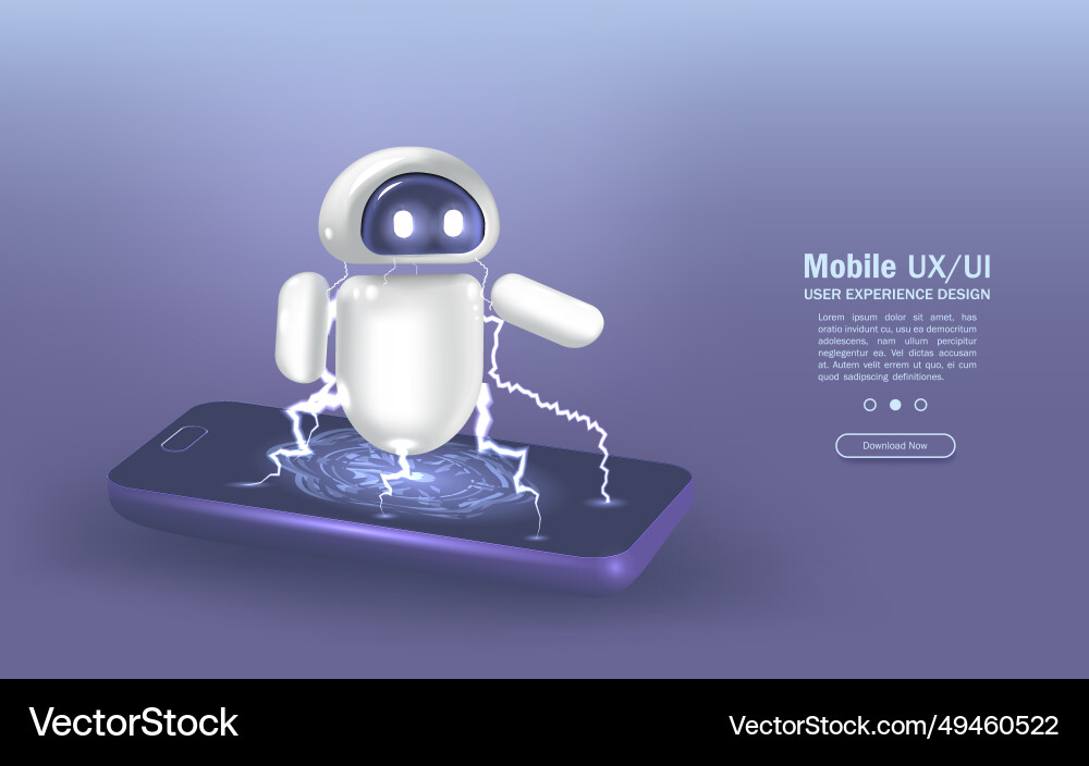 Ai chat bot based on artificial intelligence Ai chat bot based on artificial intelligence vector image