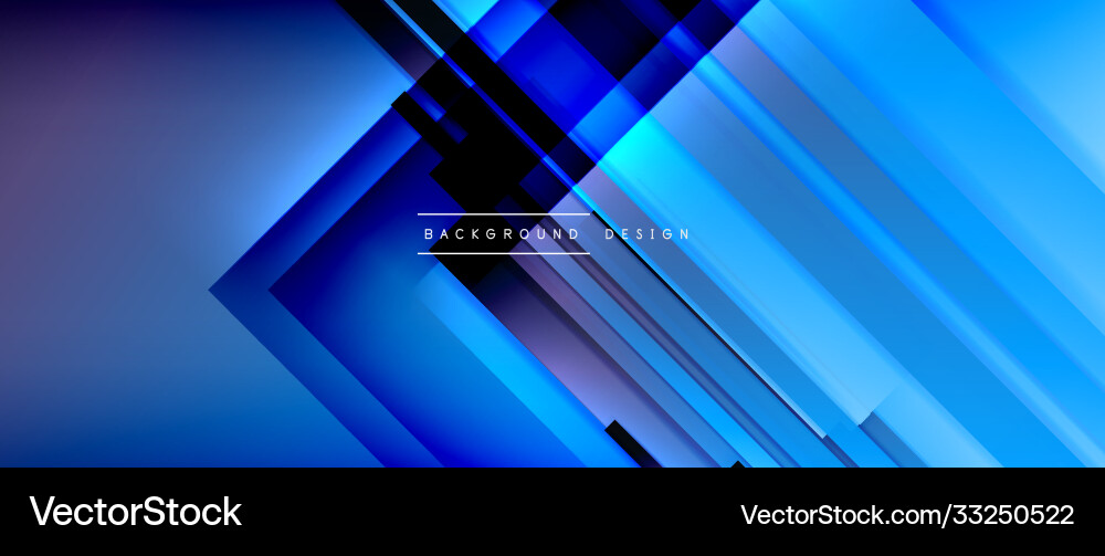 Dynamic lines on fluid color gradient trendy Vector Image