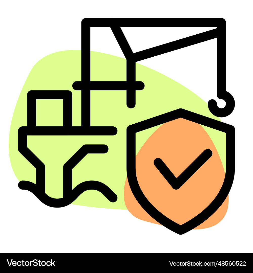 Mining in deep sea with maintaining security Vector Image