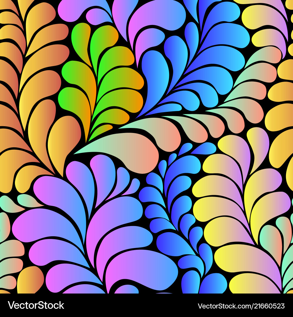 Abstract gradient hippie seamless pattern Abstract gradient hippie seamless pattern vector image