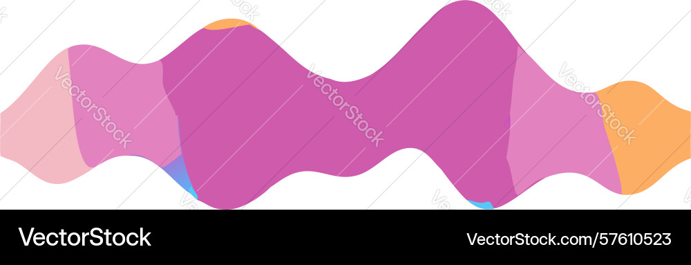 Abstract squiggly line pattern for data vector image