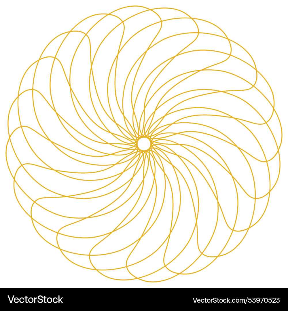 An abstract linear element Vector Image
