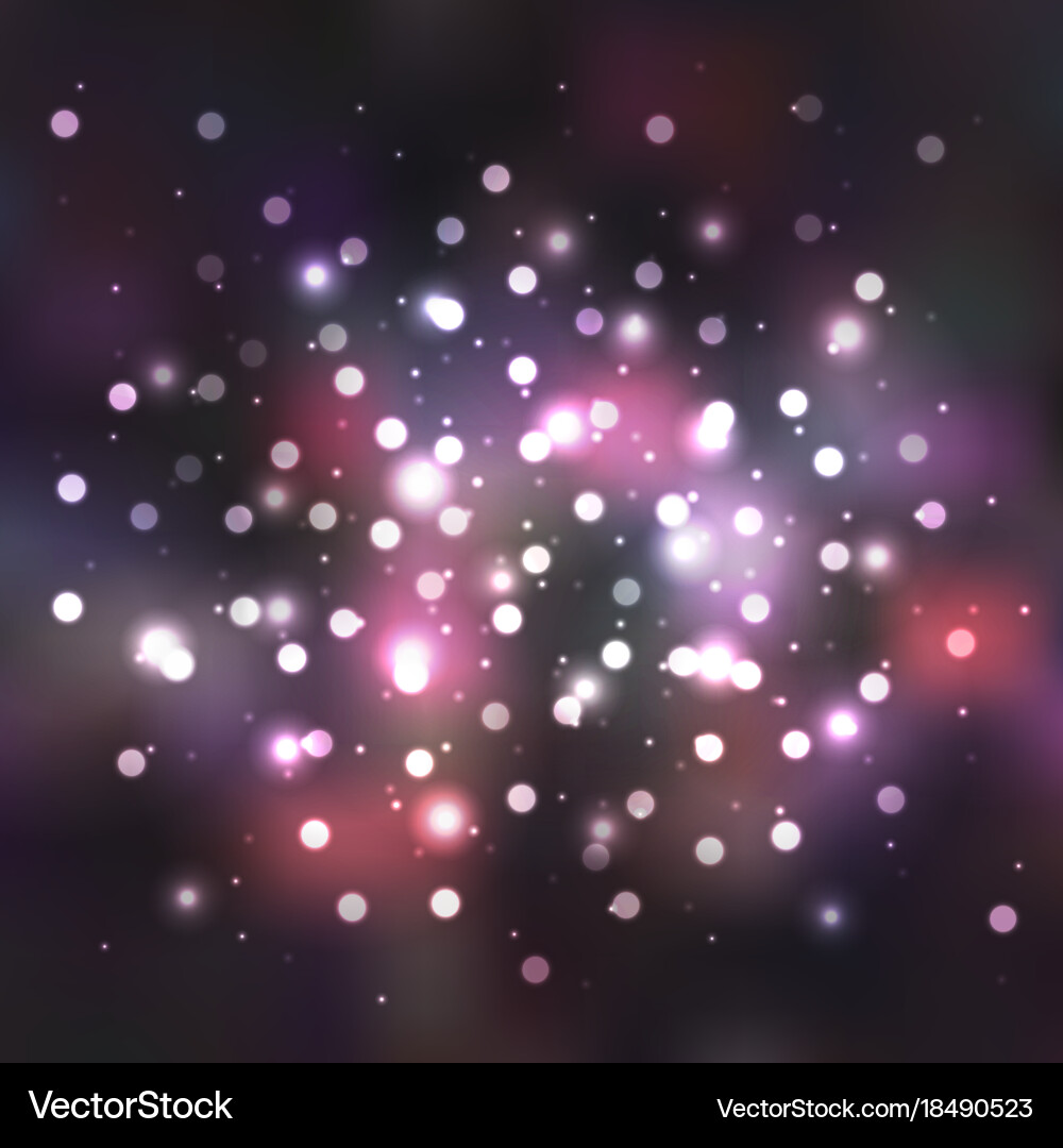 Blurred background with bokeh effect Vector Image