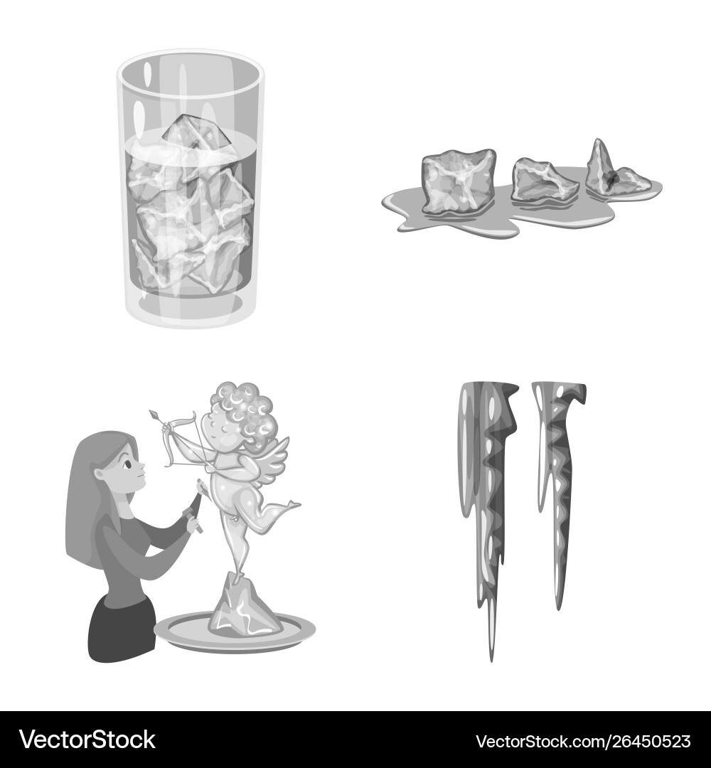 Design square and purity symbol set Design square and purity symbol set vector image