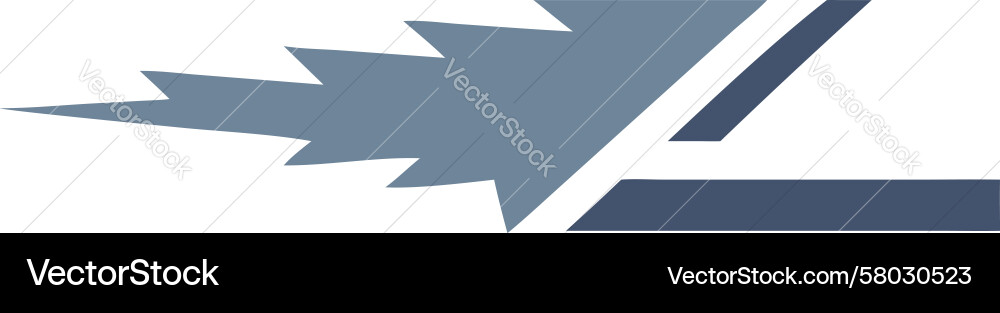 Dynamic Arrow Shape - Progress Vector Image