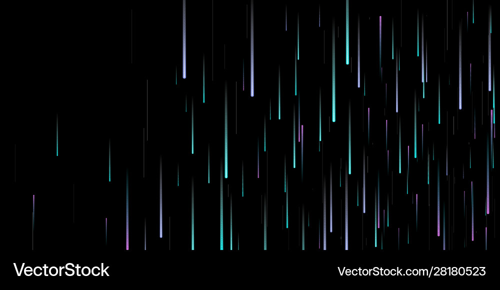 Fast effect motion neon light movement static vector image
