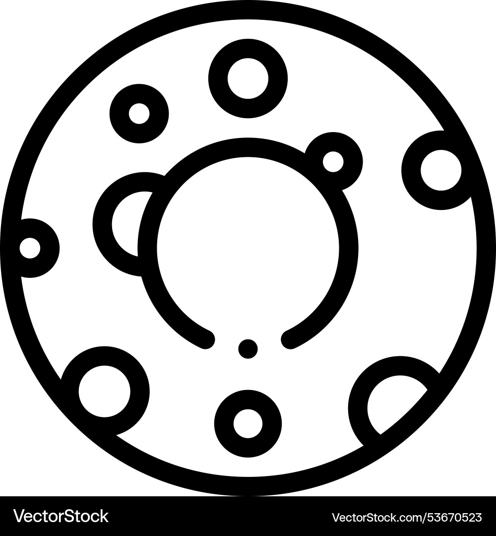 Float icon thin linear style design isolated Float icon thin linear style design isolated vector image