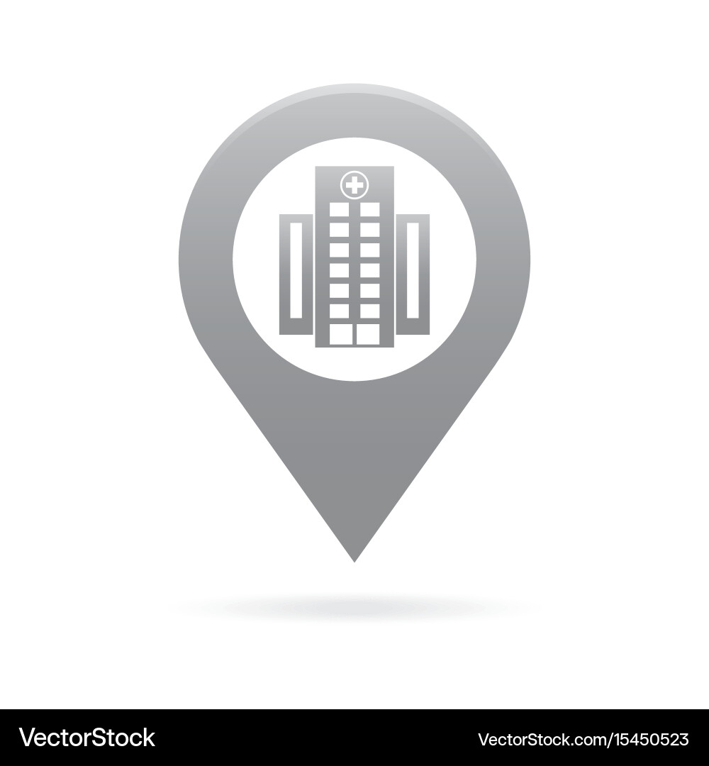 GPS Location Pointer Icon vector image