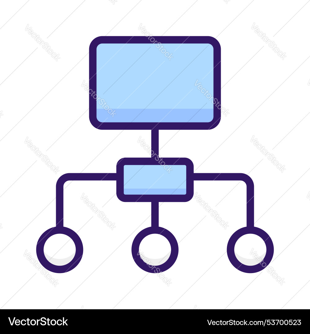 Hierarchy vector image