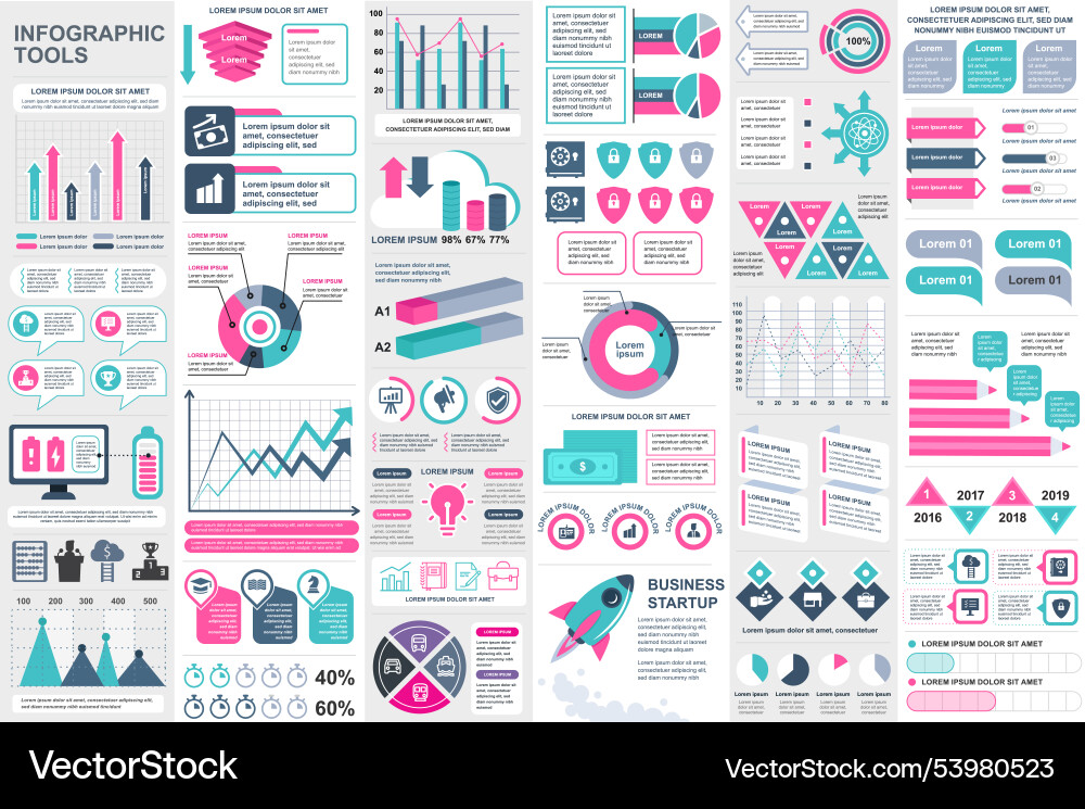 Infographic elements data visualization design Infographic elements data visualization design Vector Image