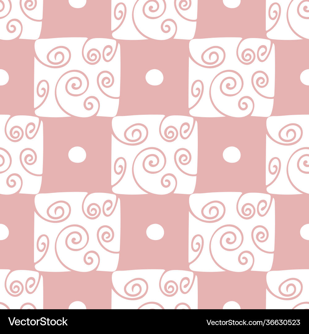 Seamless pattern with abstract square Seamless pattern with abstract square vector image