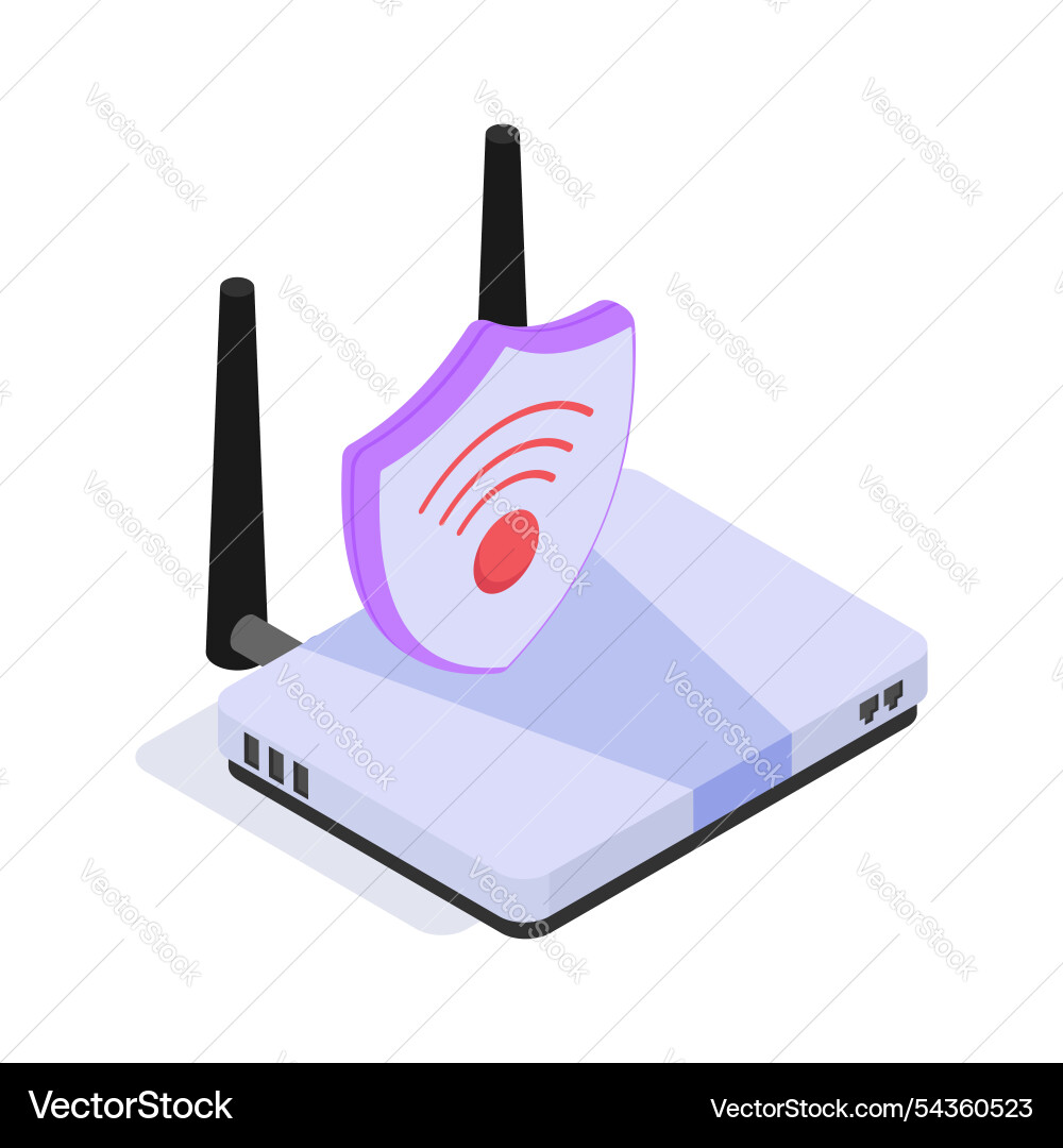 Secure internet vector image