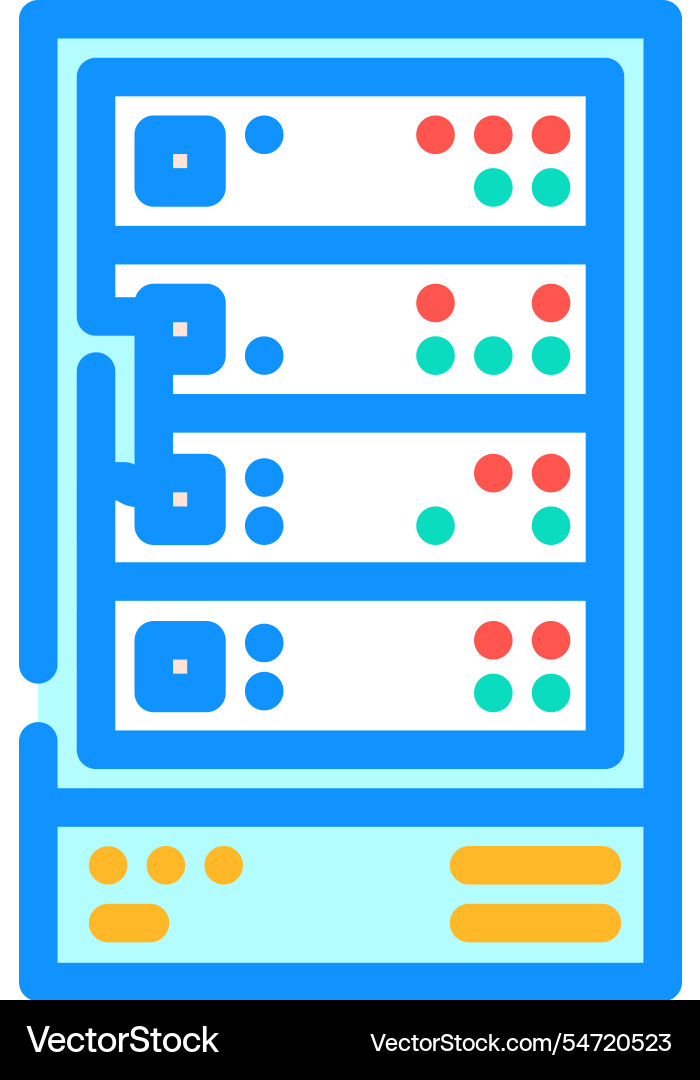 Speicherscheiben große Datenfarbe Icon Speicherscheiben große Datenfarbe Icon vektorbild