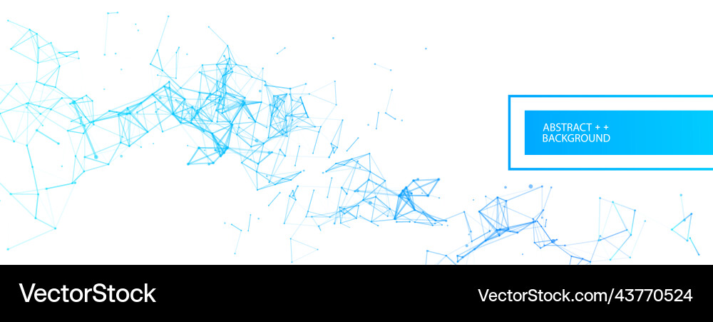 Abstract polygonal background with connecting Abstract polygonal background with connecting vector image
