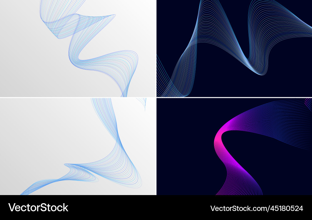 Collection of geometric minimal lines pattern set Collection of geometric minimal lines pattern set vector image