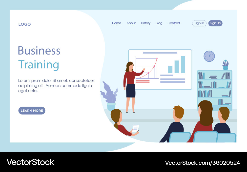 Website or webpage template layout Website or webpage template layout vector image
