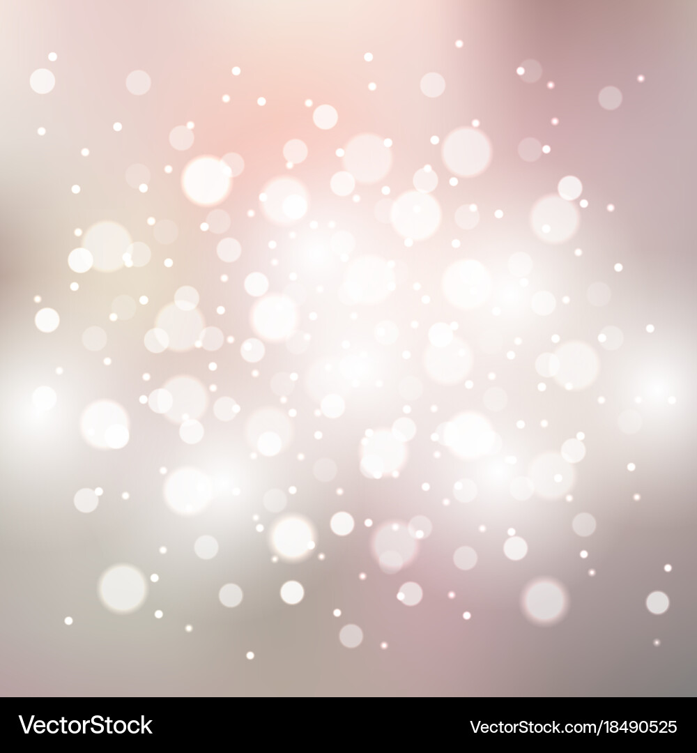 Blurred background with bokeh effect Vector Image