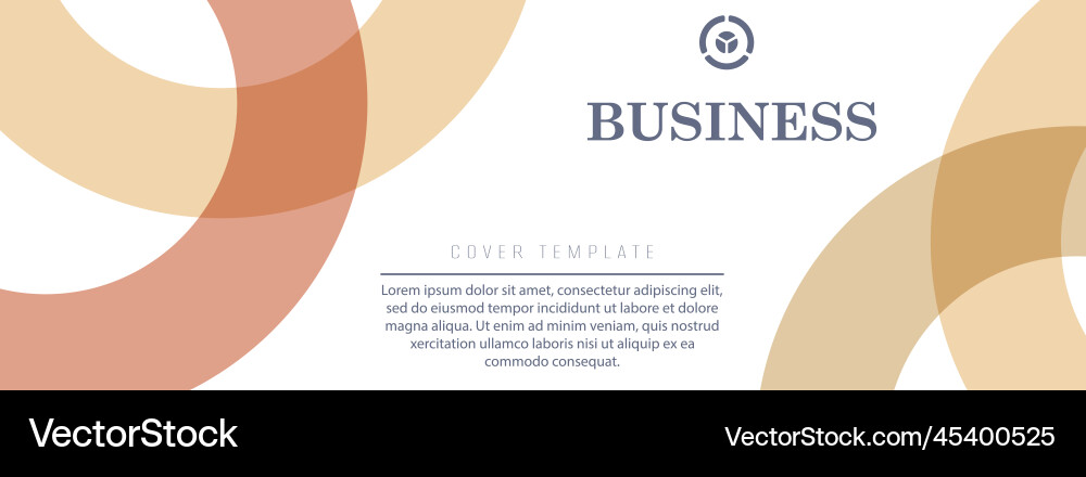 Geometric composition with an intersecting circle Geometric composition with an intersecting circle vector image